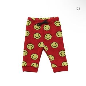 Smiley Face Red Kids Shorts by petite hailey. Unisex